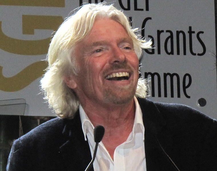 Branson at the United Nations Conference on Sustainable Development in 2012, Photo credit: Wikipedia