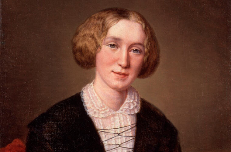 George Eliot at 30 by François D'Albert Durade, Quotes and Sayings, Photo credit: Wikipedia