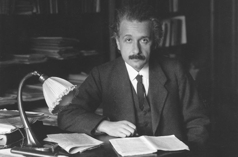 Photograph of Albert Einstein, University of Berlin, USA, 1920